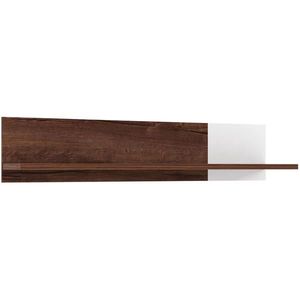 Carryhome NÁSTENNÁ POLICA, farba duba, biela, 120/25/23 cm vyobraziť