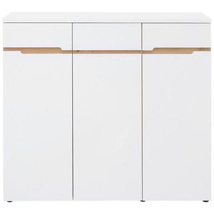 Voleo SKRINKA NA TOPÁNKY, biela, dub artisan, 120/107/38 cm vyobraziť