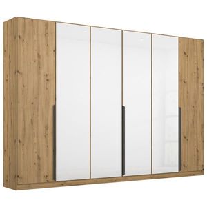 Rauch Möbel SKRIŇA S OTOČNÝMI DVERAMI, biela, dub artisan, 271/210/54 cm vyobraziť