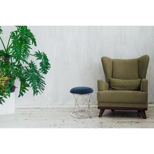 XXXL TABURETKA, kov, textil, 40/49/40 cm vyobraziť