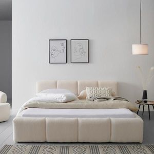 Livetastic ČALÚNENÁ POSTEĽ, 180/200 cm, béžová vyobraziť