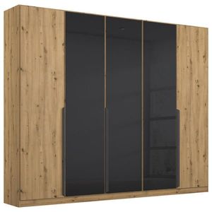 Rauch Möbel SKRIŇA S OTOČNÝMI DVERAMI, antracitová, dub artisan, 225/210/54 cm vyobraziť