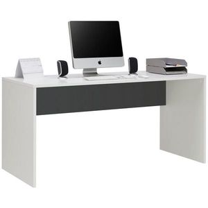 Hom`in PÍSACÍ STÔL, antracitová, biela, 160/67/76 cm vyobraziť