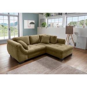 MID.YOU ROHOVÁ SEDACIA SÚPRAVA, textil, olivovozelená vyobraziť