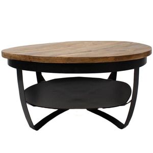 MID.YOU KONFERENČNÝ STOLÍK, hnedá, drevo, kov, 90/90/44 cm vyobraziť
