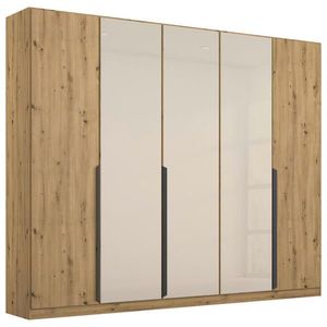 Rauch Möbel SKRIŇA S OTOČNÝMI DVERAMI, šampanská, dub artisan, 225/210/54 cm vyobraziť