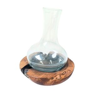 Ambia Home VÁZA, drevo, sklo, 30 cm vyobraziť