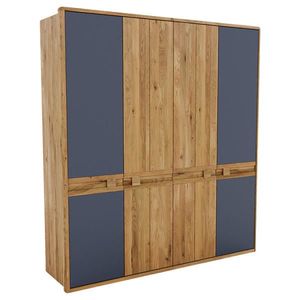 Linea Natura ŠATNÍKOVÁ SKRIŇA, divoký dub, antracitová, dub artisan, divoký dub, 206/225/58 cm vyobraziť