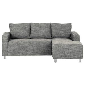 MID.YOU ROHOVÁ SEDACIA SÚPRAVA, textil, sivá vyobraziť