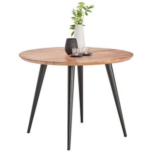 Carryhome JEDÁLENSKÝ STÔL, akácia, čierna, farba akácie, 106/106/76 cm vyobraziť