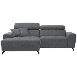 Carryhome ROHOVÁ SEDACIA SÚPRAVA, textil, sivá vyobraziť