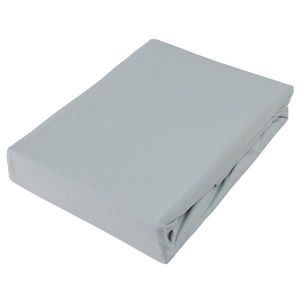 Novel NAPÍNACIA PLACHTA NA BOXSPRIN, džersej, strieborná, 140/220 cm vyobraziť