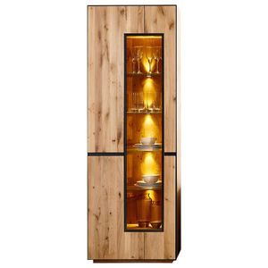 Linea Natura VITRÍNA, divoký dub, 72/203/38 cm vyobraziť