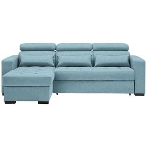 Carryhome ROHOVÁ SEDACIA SÚPRAVA, textil, modrá vyobraziť