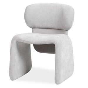 Designová jídelní židle Nabila bouclé šedá vyobraziť