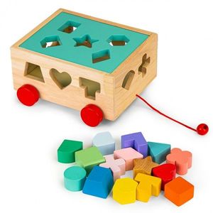 Dřevěné kostky ECOTOYS vyobraziť