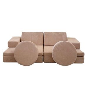 Dvoumístná rozkládací pohovka Puzzle růžová vyobraziť