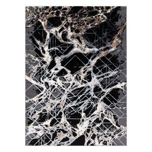 Koberec WELLI ABSTRACT šedý vyobraziť