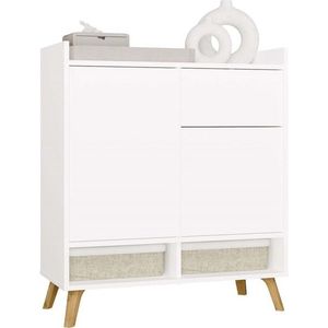 Komoda Colin 80 cm bílá/dub artisan vyobraziť
