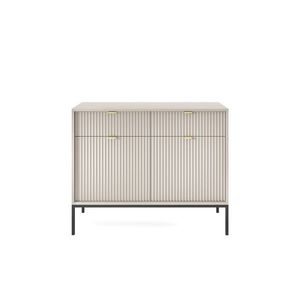 Komoda Nova 104 cm se zásuvkami kašmír/černá vyobraziť