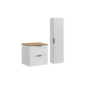 Koupelnová sestava Casad s deskou a skříňkami 60 cm bílá vyobraziť