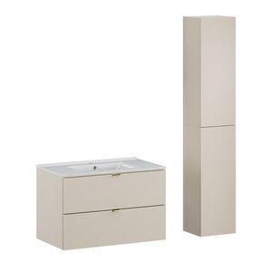 Keramické zapustené umývadlo Lava 80 cm biele vyobraziť