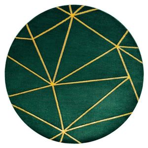 Kulatý koberec ESTEMA GEOMETRIC láhvově zelený vyobraziť