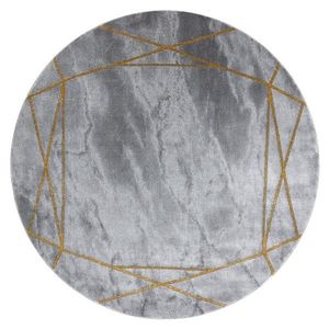 Kulatý koberec ESTEMA MARBLE2 šedý vyobraziť