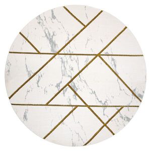 Kulatý koberec ESTEMA MARBLEGEO krémový vyobraziť