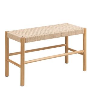 Lavice Alvin 80 cm z masivu smetanová/borovice vyobraziť