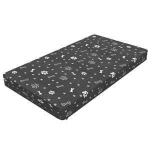 Matrace pro psy SLOOKE 120x80x4 cm šedá/stříbrné tlapky vyobraziť