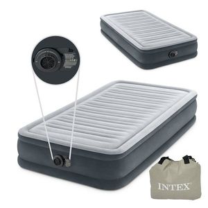 Nafukovací matrace s automatickou pumpou COMFORT šedá vyobraziť