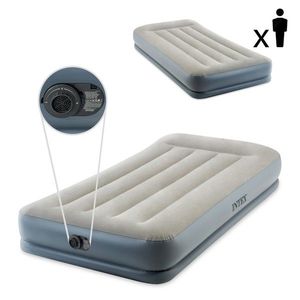 Nafukovací matrace s pumpičkou INTEX 191 x 99 cm šedá vyobraziť