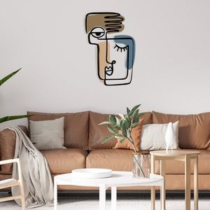 Nástěnná kovová dekorace Kubizm 24 vícebarevná vyobraziť
