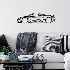 Nástěnná kovová dekorace McLaren 720S Silhouette černá vyobraziť