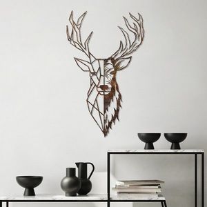 Nástěnná kovová dekorace Rusty Deer 3 vícebarevná vyobraziť