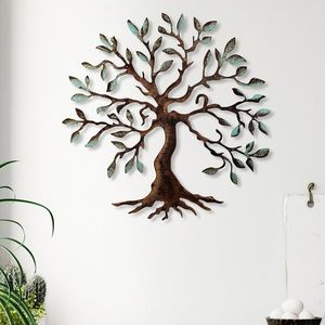 Nástěnná kovová dekorace Tree 1 vícebarevná vyobraziť