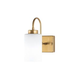 Nástěnná lampa Dusuz mléčné sklo/zlatá vyobraziť