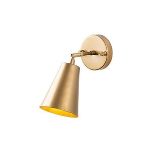Nástěnná lampa Evander zlatá vyobraziť