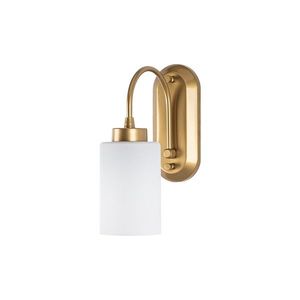 Nástěnná lampa Hemikilo mléčné sklo/zlatá vyobraziť