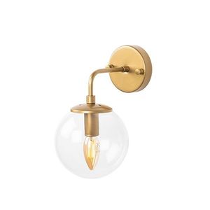 Nástěnná lampa Horn I zlatá vyobraziť