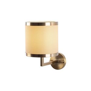 Nástěnná lampa Way vintage zlatá/béžová vyobraziť