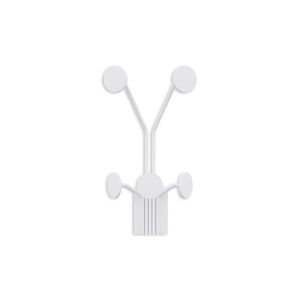 Nástěnný kovový háček Giraffe 24 cm bílý vyobraziť