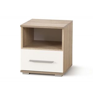 Nočný stolík Mano dub sonoma/biely vyobraziť