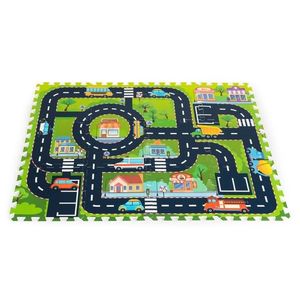 Penová podložka puzzle Mesto 12 dielikov vyobraziť