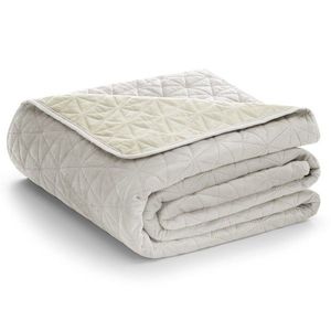 Prošívaný přehoz na postel LAILA 170x210 krémový vyobraziť