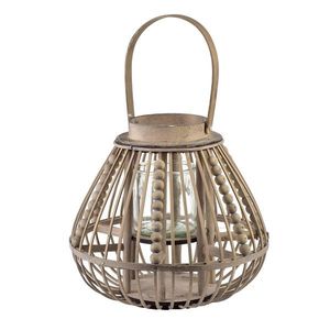Proutěná lucerna LUCIE Grey 30x28 cm šedá vyobraziť