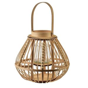 Proutěná lucerna LUCIE Natural 30x28 cm hnědá vyobraziť
