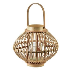 Proutěná lucerna LUCIE Natural 32x27 cm hnědá vyobraziť