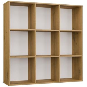 Regál MALAX 3x3 110 cm dub artisan vyobraziť